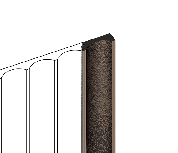 Молдинг HIWOOD Финишный Lf139B Br405 1,2×270 Клеевой