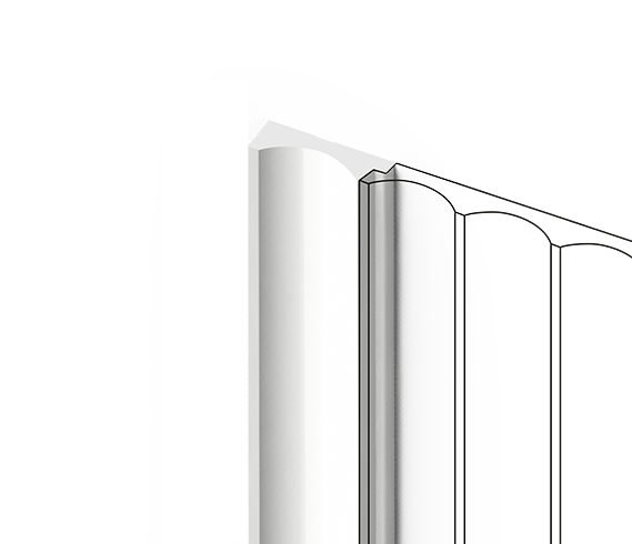 Молдинг HIWOOD Финишный Lf139A Long Np 1,2×300 Клеевой