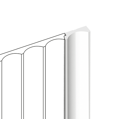Молдинг HIWOOD Финишный Lf139B Long Np 1,2×300 Клеевой