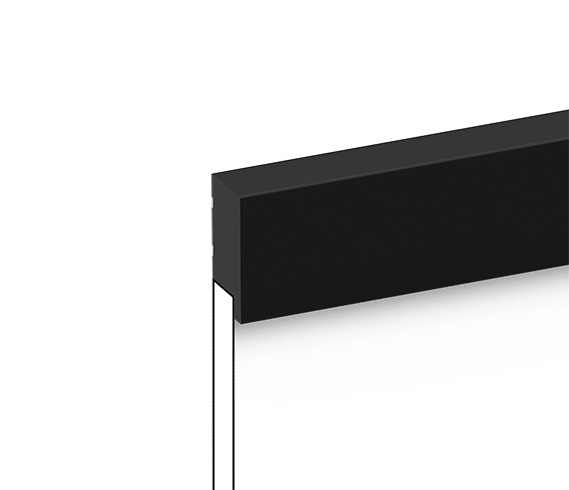 Молдинг HIWOOD Финишный Lf1 Bk 1,7×270 Клеевой