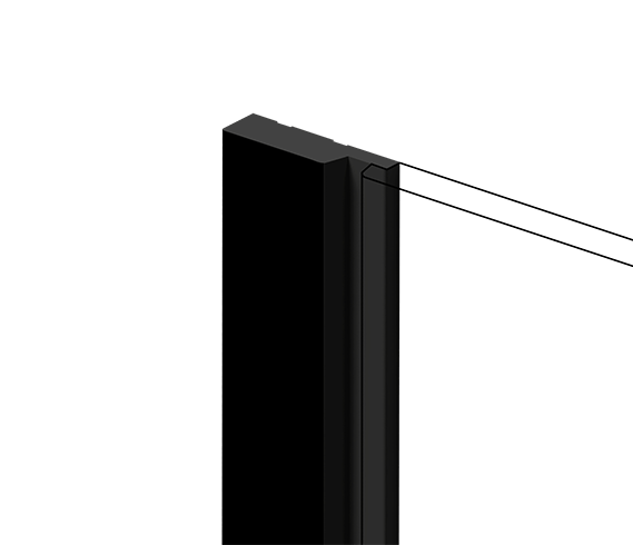Молдинг HIWOOD Финишный Lf124A Bk 1,2×270 Клеевой