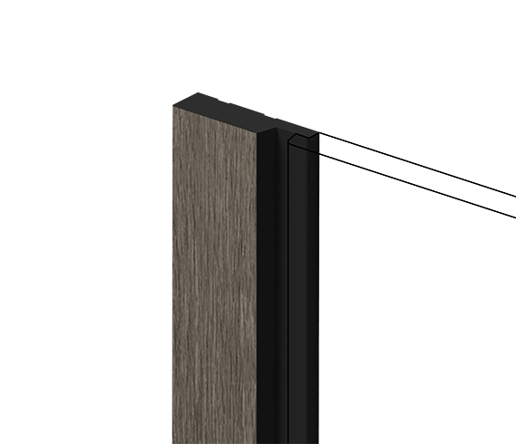 Молдинг HIWOOD Финишный Lf124A Br490K 1,2×270 Клеевой