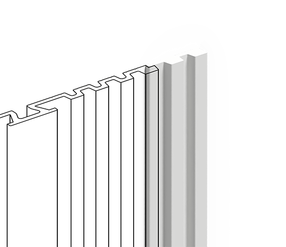 Молдинг HIWOOD Финишный Lf201А Np 1,1×270 Клеевой