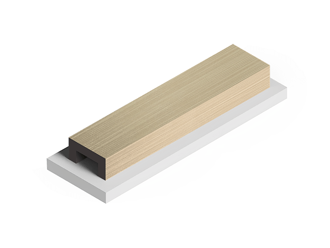 рейка HIWOOD Декоративная Lb40 G372 4×270 Клеевой